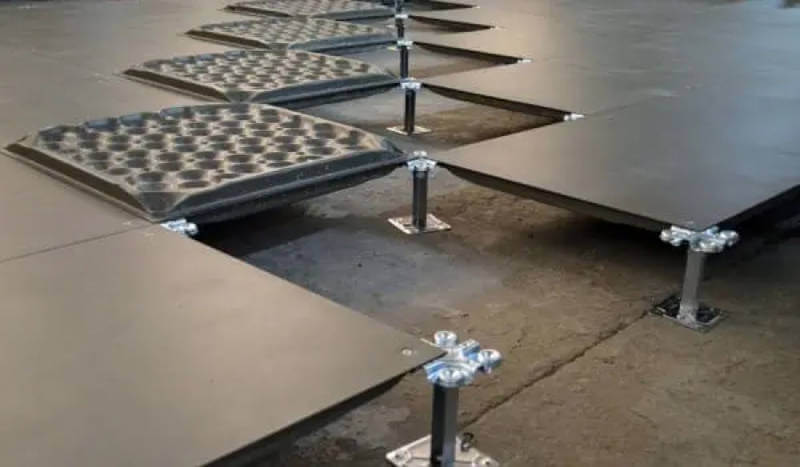 Istalação de piso elevado