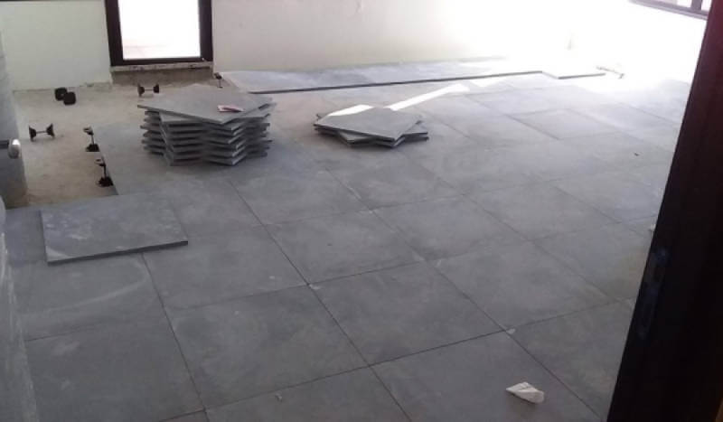 Istalação de piso elevado