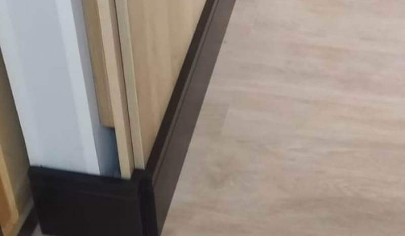 Istalação de rodapé